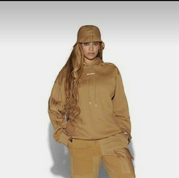 Beyoncé Ivy Park x Adidas Honey Brown Hoodie - Picture 3 of 8